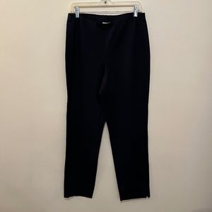 J. Jill Dark Navy Ponte Knit Slim Pants Size M